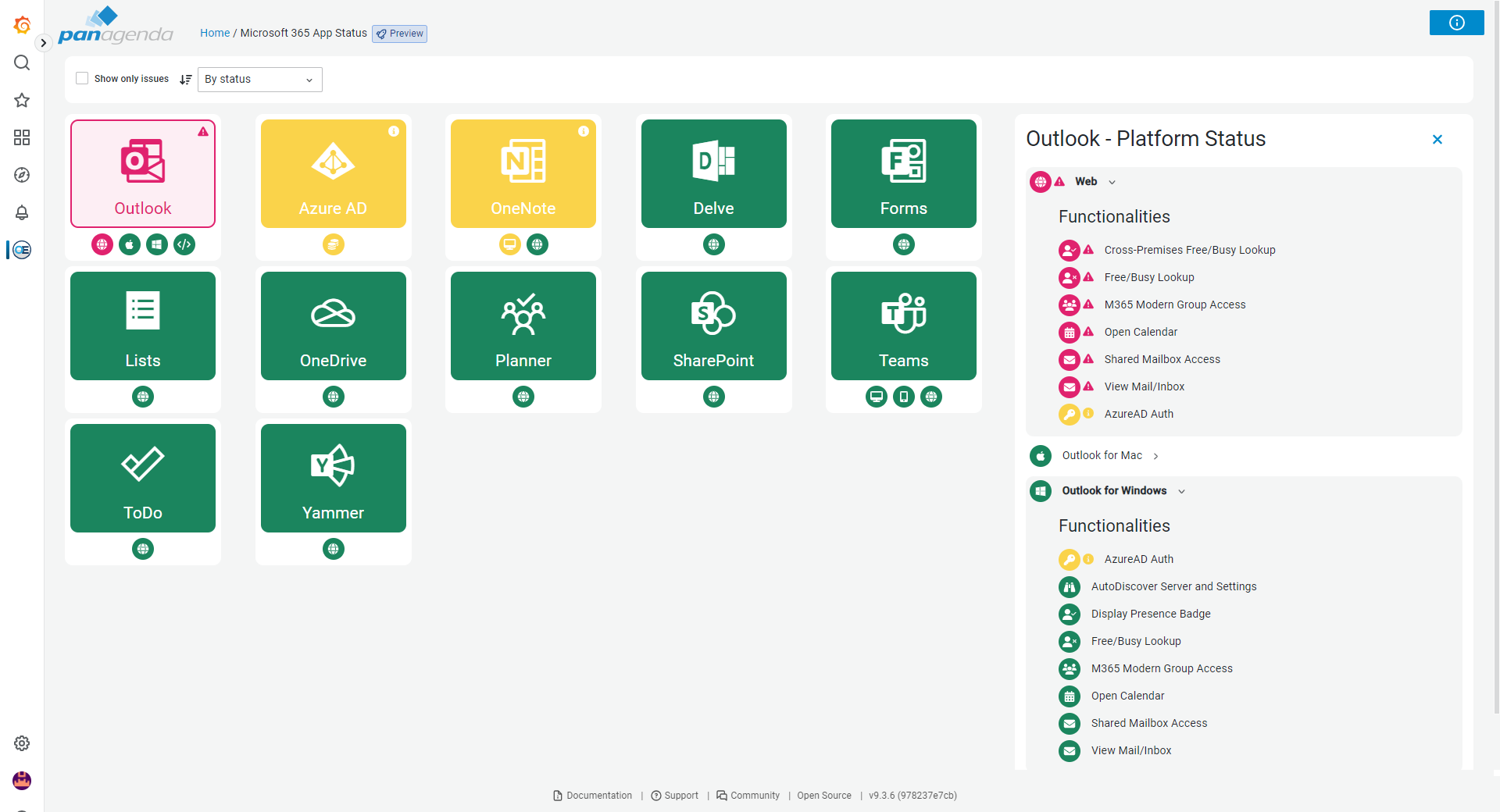 OfficeExpert TrueDEM App-Status-Dashboard